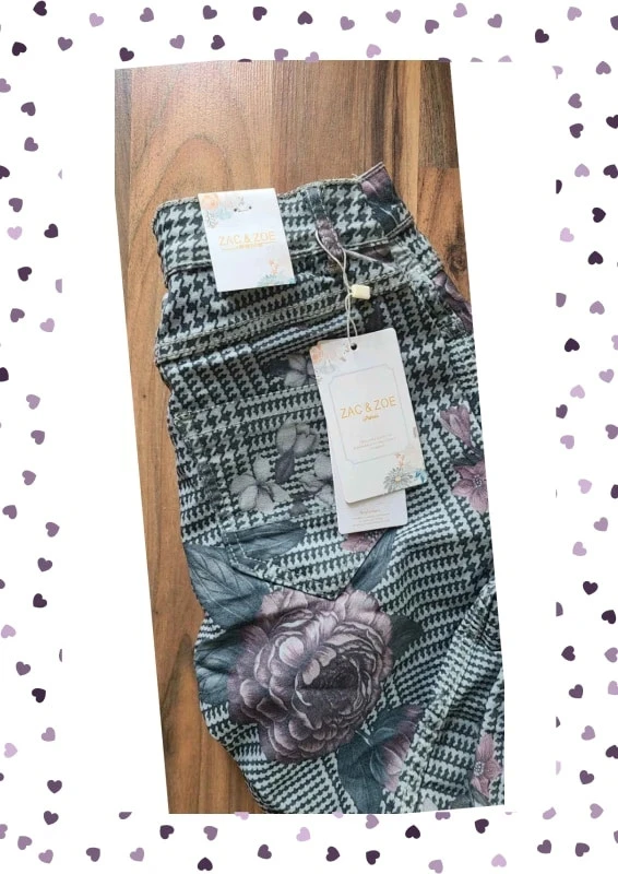 Pantalón reversible verde salvia slim stretch T36 S jean casual – photo 5